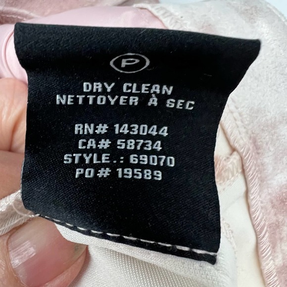 Bagatelle Faux Suede Tie-Dye Moto Jacket Women's Size XS Dusty Rose & White - Picture 6 of 9